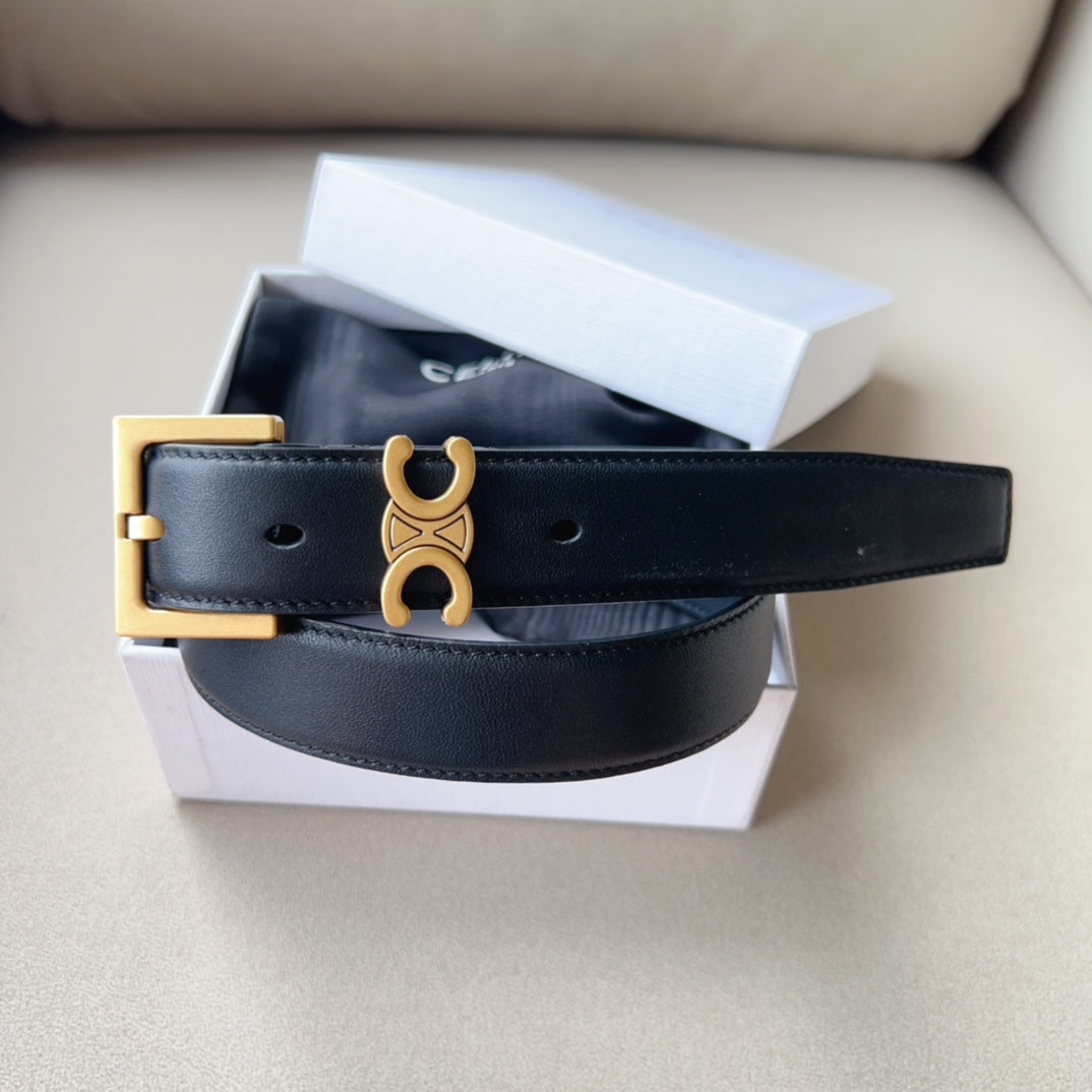 Celi* new leather belt 1:1 VIP