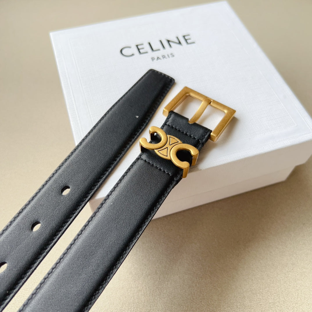 Celi* new leather belt 1:1 VIP