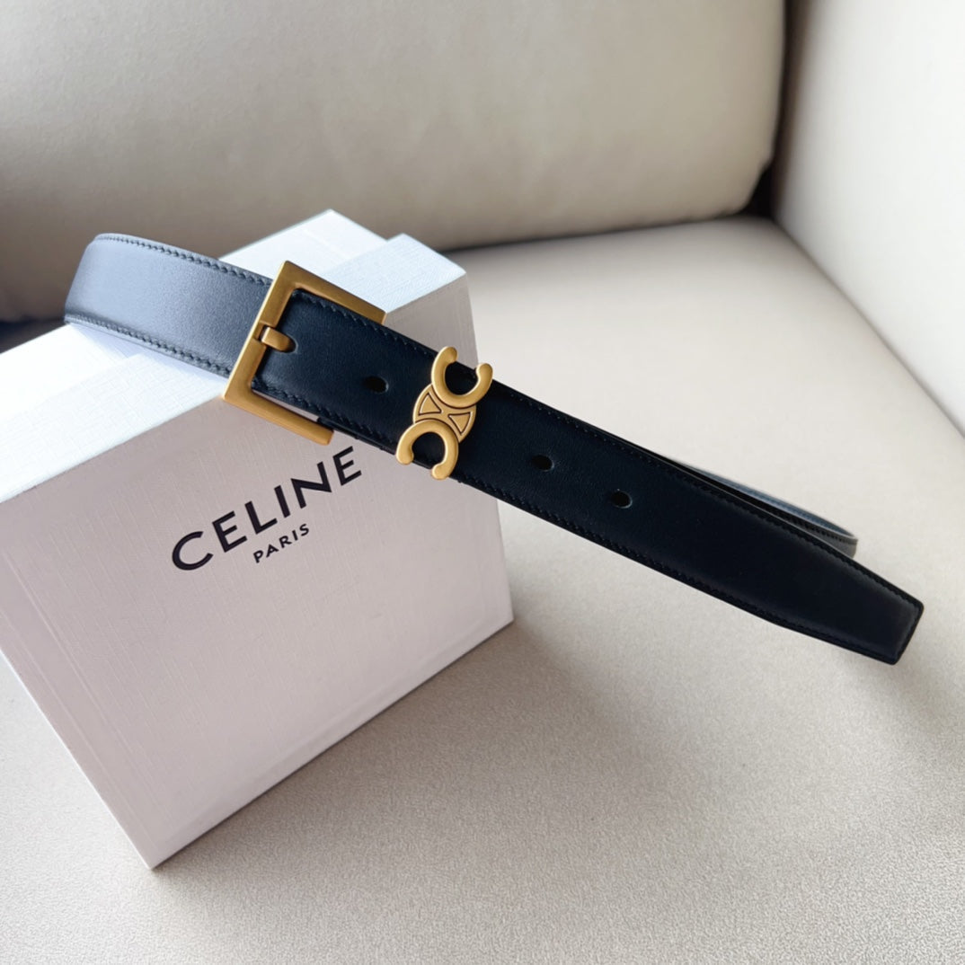 Celi* new leather belt 1:1 VIP