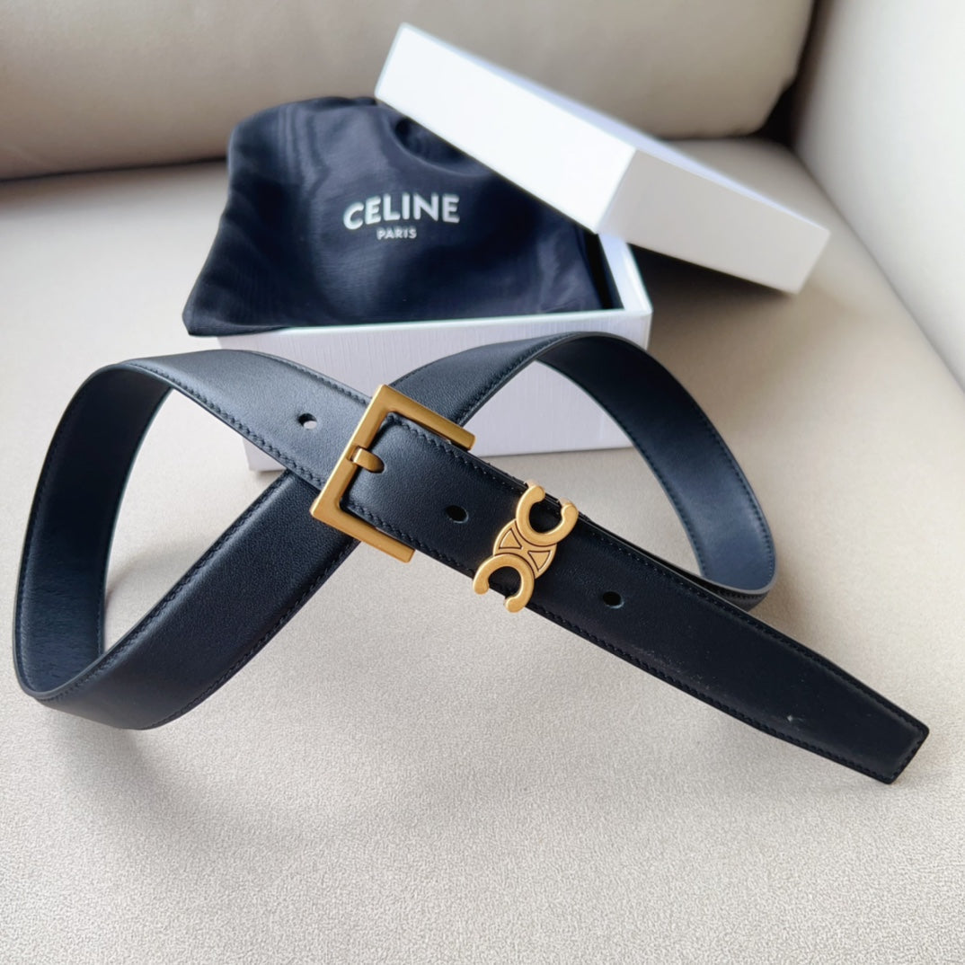 Celi* new leather belt 1:1 VIP